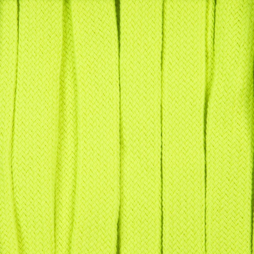 Плоский шнур Cord XL, желтый неон